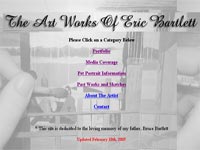 Eric Bartlett Art gallery screenshot