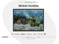 Mickola Vorokhta's gallery Art gallery screenshot