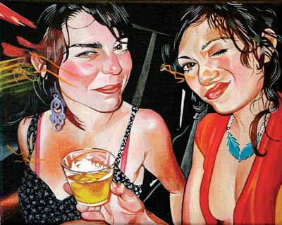 mixed greens art sample