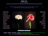 Sam Lee Fine Art Photography Art gallery screenshot