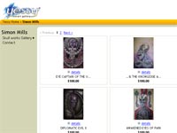 Skull Work Gallery Art gallery screenshot