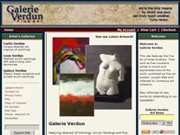 Galerie Verdun Art gallery screenshot