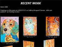 Dean Russo - Abstract art Art gallery screenshot