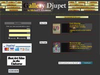 Michael U Johanson Art gallery screenshot