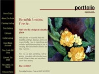 Donnalda Smolens Fine Art Art gallery screenshot