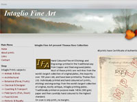Intaglio Fine Art Art gallery screenshot