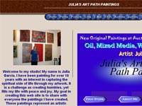 Julia's Art Path Paintings Art gallery screenshot